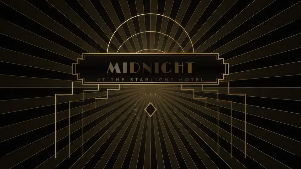 Frame from “Art Deco — Midnight at the Starlight Hotel” by @lemomo-ai