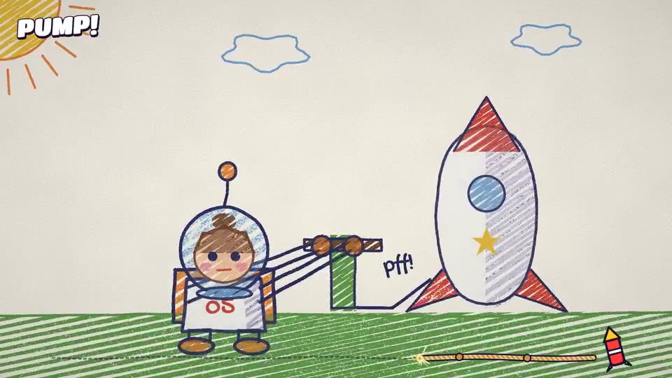 Frame from “Microgame Frenzy — Five-Second Astronaut” by @lemomo-ai
