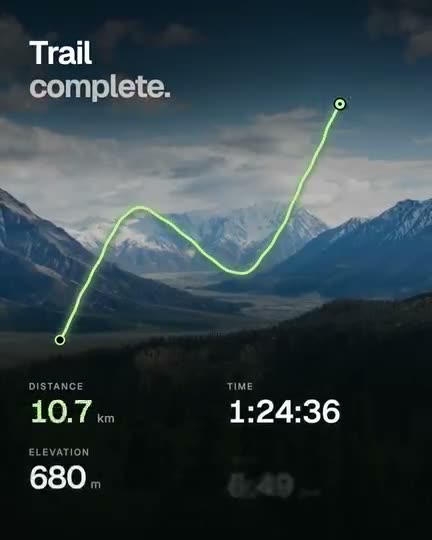 Frame from “Trail Recap Data Reveal” by @opus-pro