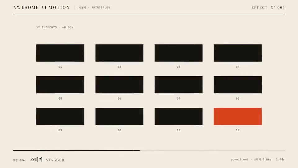 Frame from “Stagger” by @gongnyang