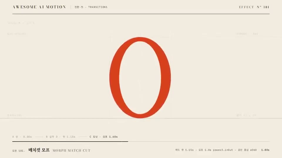 Frame from “Morph Match Cut” by @gongnyang
