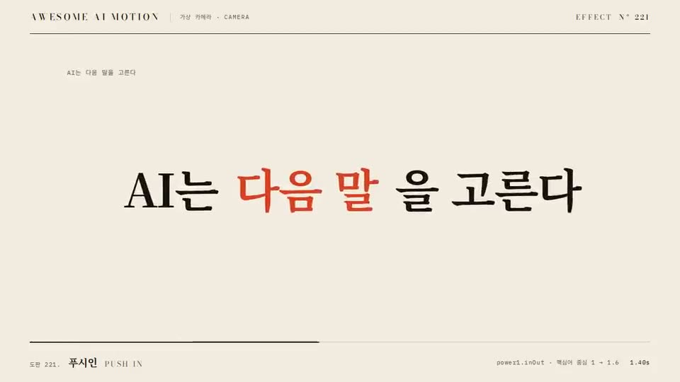 Frame from “Push-in” by @gongnyang
