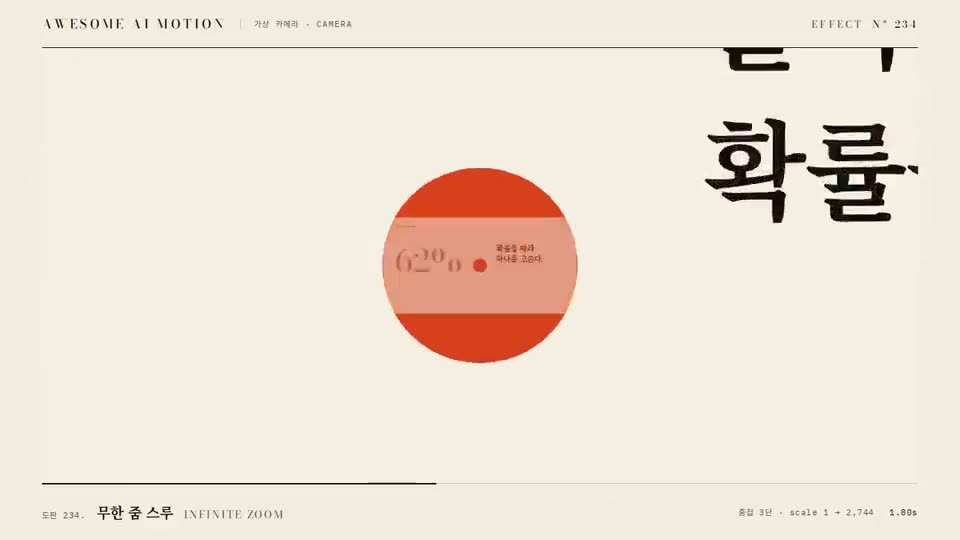Frame from “Infinite Zoom” by @gongnyang