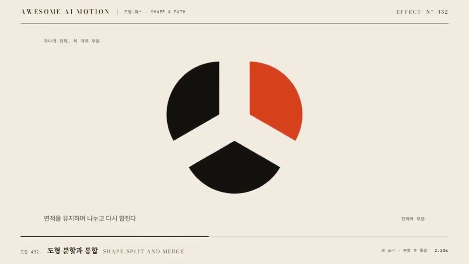 Frame from “Shape Split and Merge” by @gongnyang